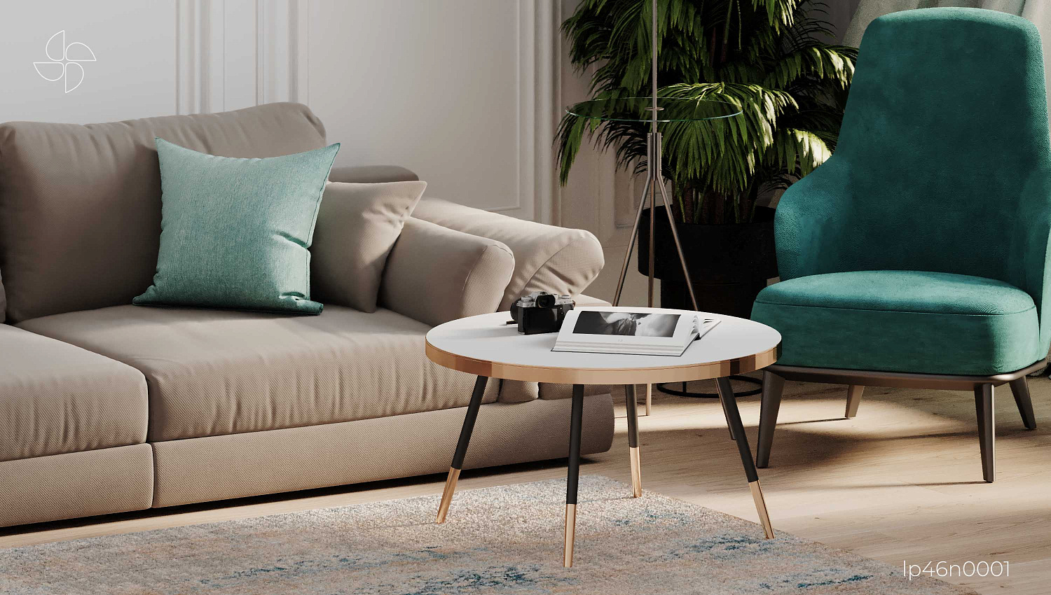 крісла з диваном в інтер’єрі