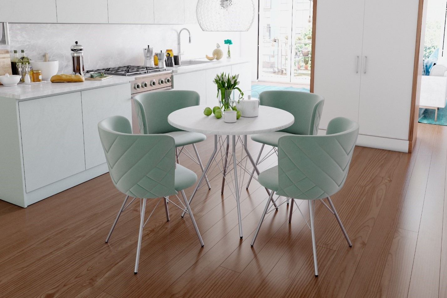 як підібрати м'який дерев'яний стілець